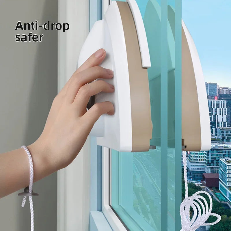 Magnetic Glass Window Cleaner – Sparkling Windows, Inside & Out!